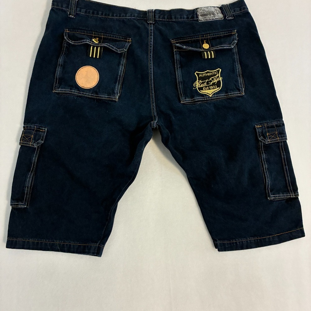 Vtg Red Ape Cargo Jorts Shorts Mens Size 48 Baggy Skater Hip Hop Street Y2K